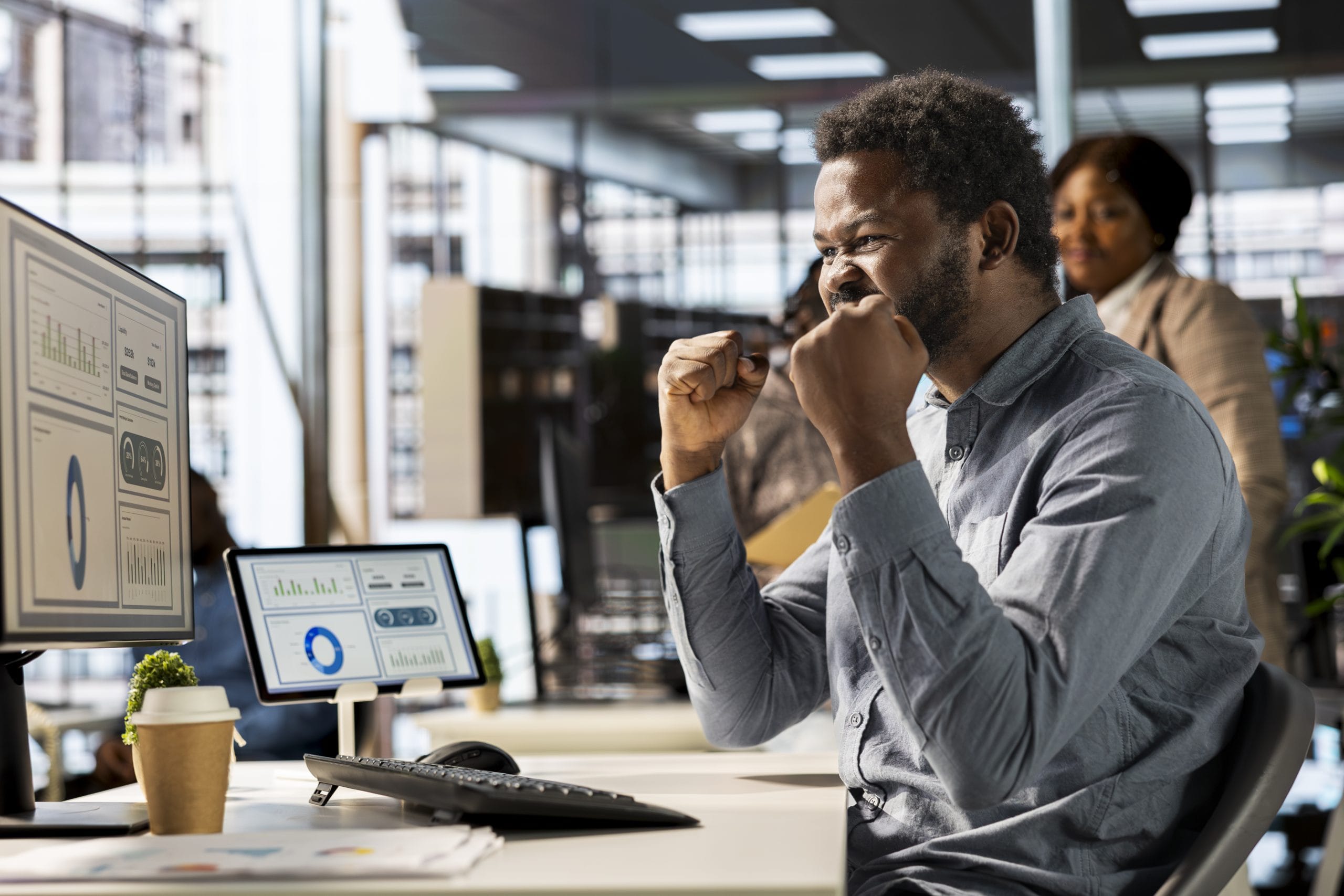 Black entrepreneur leading a growth session